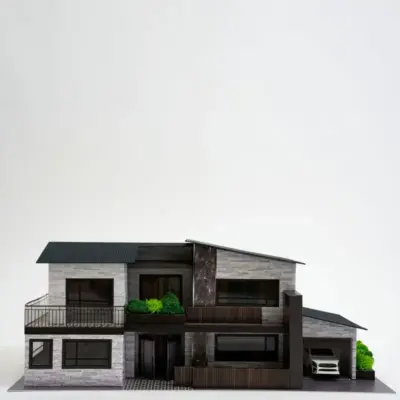 紙紮華麗電梯別墅-01