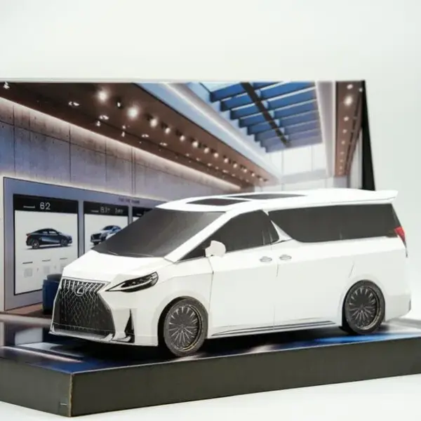 紙紮LEXUS LM300h(白)(小)-2