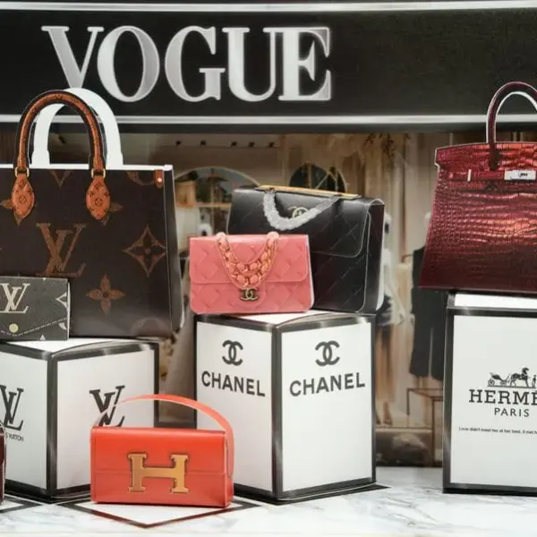 紙紮女性皮包皮夾套組-3