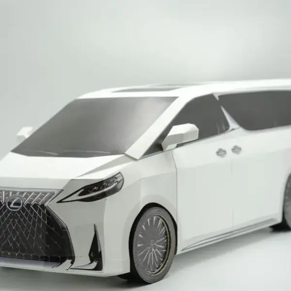 紙紮LEXUS LM 300h(白)(大)-2