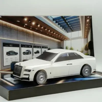 紙紮勞斯萊斯(白)(小)-001