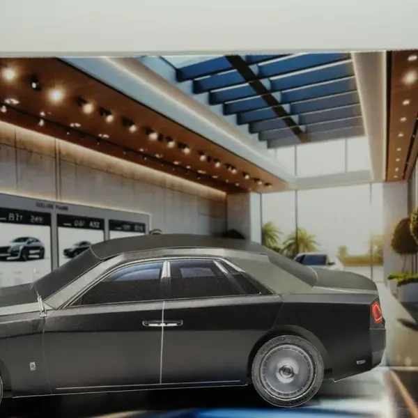 紙紮勞斯萊斯(黑)(小)-005