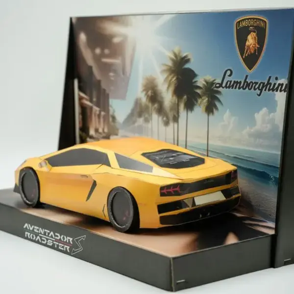 紙紮藍寶堅尼(黃)(小)-5