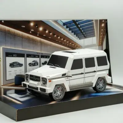 紙紮賓士G-CLASS(白)(小)-001