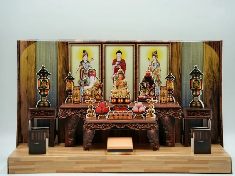 紙紮佛堂-1 紙紮佛堂-1