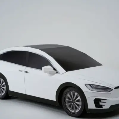 特斯拉 Model X(白)-1