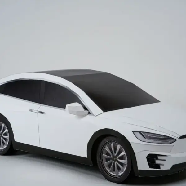 特斯拉 Model X(白)-1