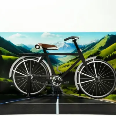 紙紮復古腳踏車禮盒-1