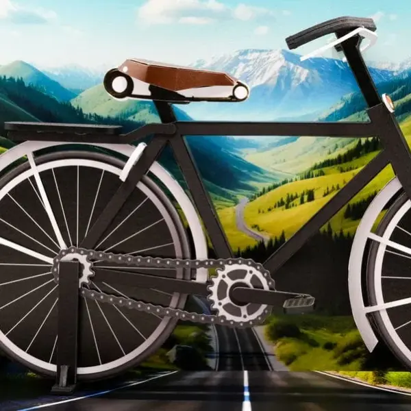 紙紮復古腳踏車禮盒-2