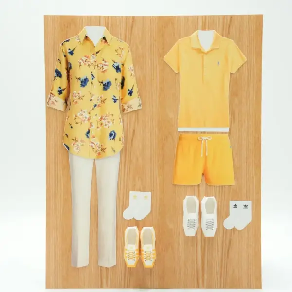 紙紮中年女士日常服禮盒-2