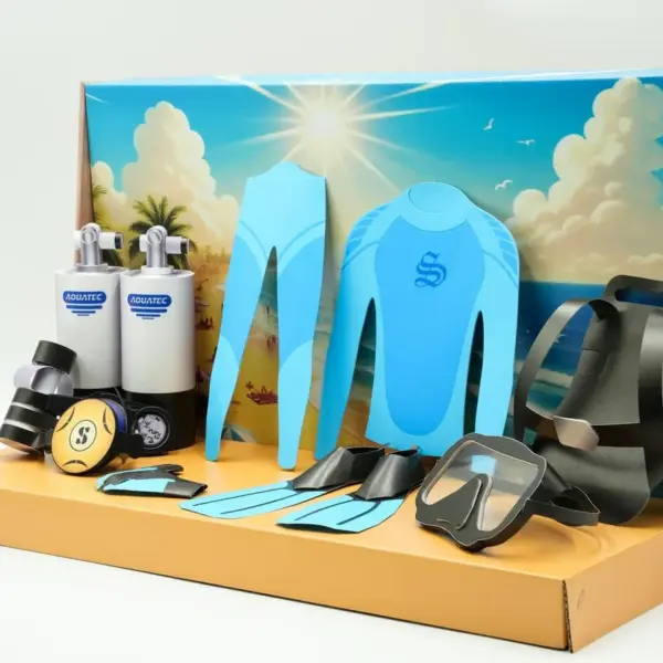 紙紮潛水用具禮盒-3