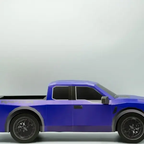 紙紮福特皮卡(藍)(大)-4