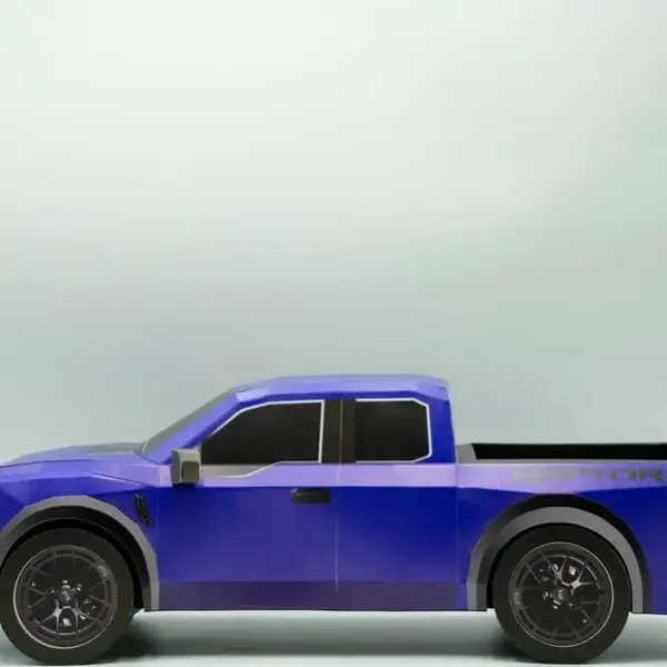 紙紮福特皮卡(藍)(大)-5