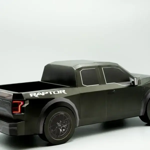 紙紮福特皮卡(黑)(大)-6