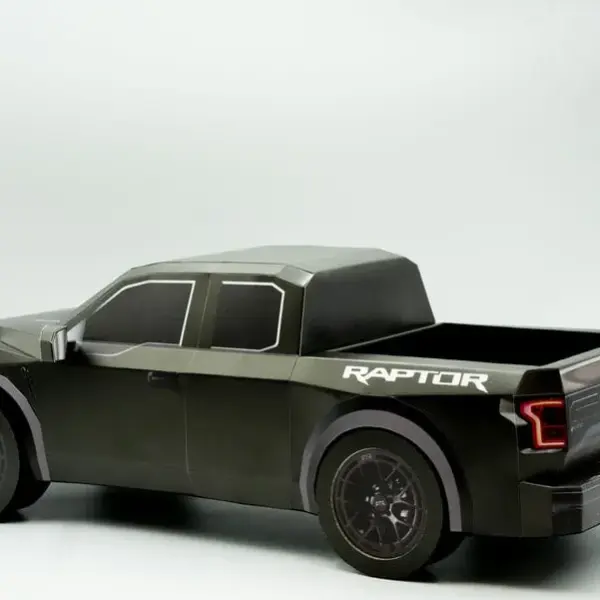 紙紮福特皮卡(黑)(大)-7