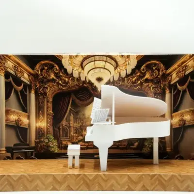 紙紮鋼琴禮盒-1