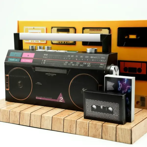 紙紮復古音響禮盒-3