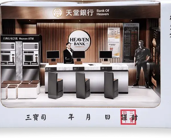 紙紮天堂銀行禮盒箱