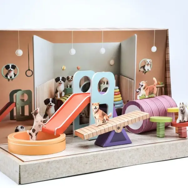 紙紮狗狗遊戲場-2