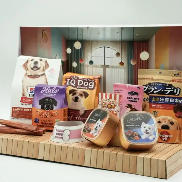 紙紮狗狗飼料禮盒-3