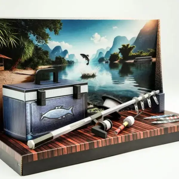 紙紮釣魚裝備禮盒-2