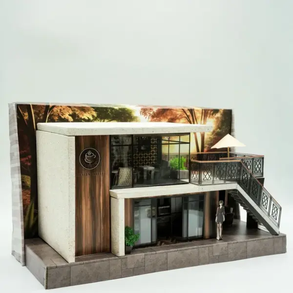紙紮景觀咖啡廳禮盒奢華版-2