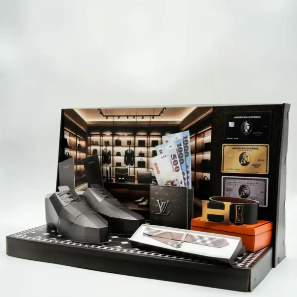 紙紮男士精品皮件禮盒-3