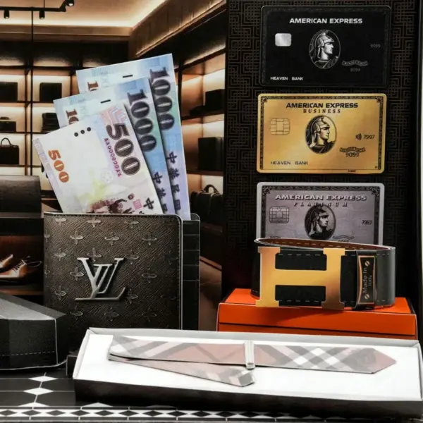 紙紮男士精品皮件禮盒-5