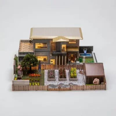 紙紮田園別墅+豪華菜園農地-1