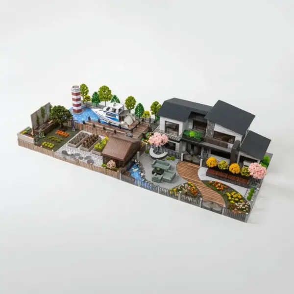 紙紮華麗電梯別墅豪華版-3