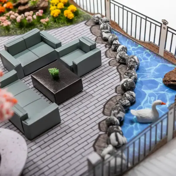 紙紮豪華花園庭院-9