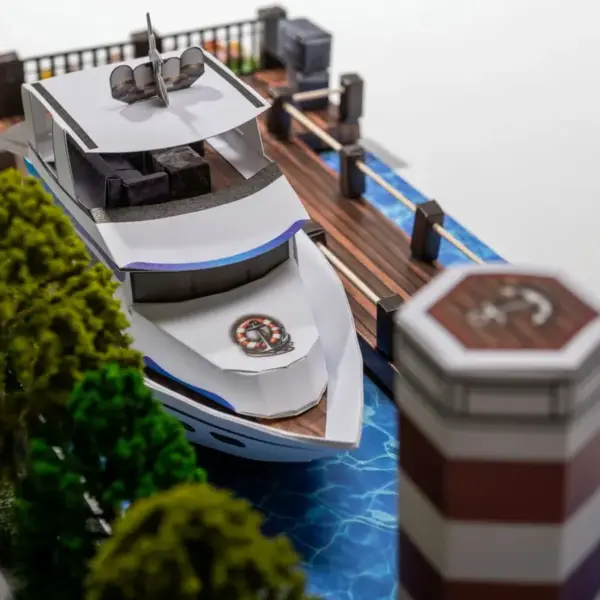 紙紮豪華遊艇碼頭-6