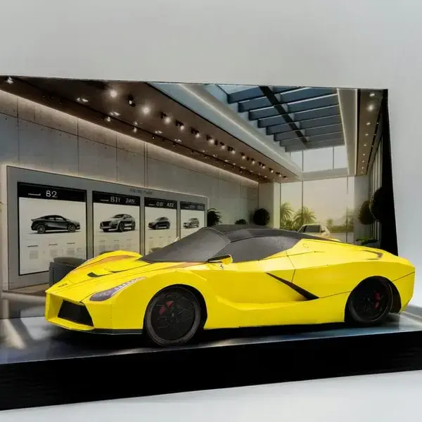 紙紮法拉利LaFerrari(黃)-2