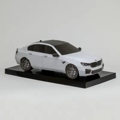 紙紮BMW M5(白)-1