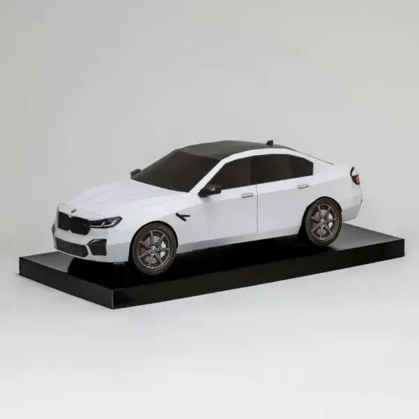 紙紮BMW M5(白)-2