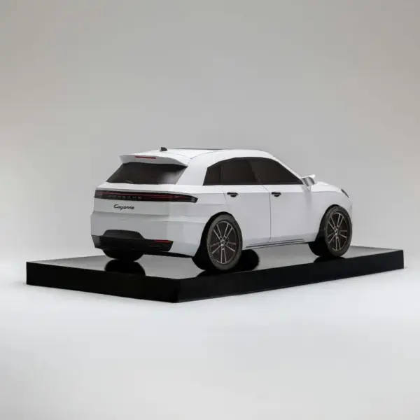 紙紮保時捷凱燕(白)-7