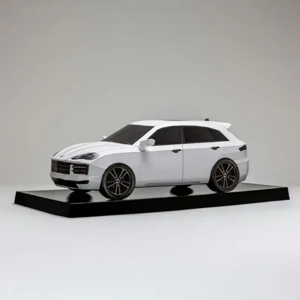 紙紮保時捷凱燕(白)-2