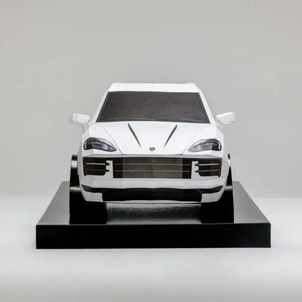 紙紮保時捷凱燕(白)-5