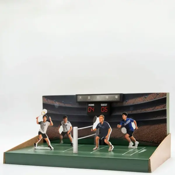 紙紮天堂羽球場-3